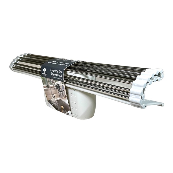 Over the Sink Drying Rack with Removable Cutlery Holder - Picture 2 of 6